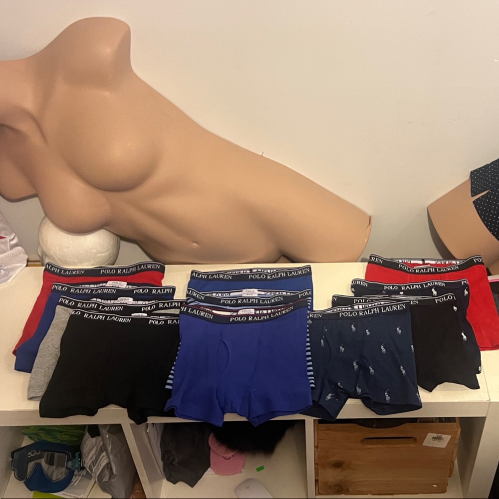 Polo by Ralph Lauren Boxer Briefs in Black, Blue, and Red